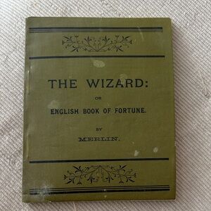 The Wizard by Merlin Olive Green Decorative Book